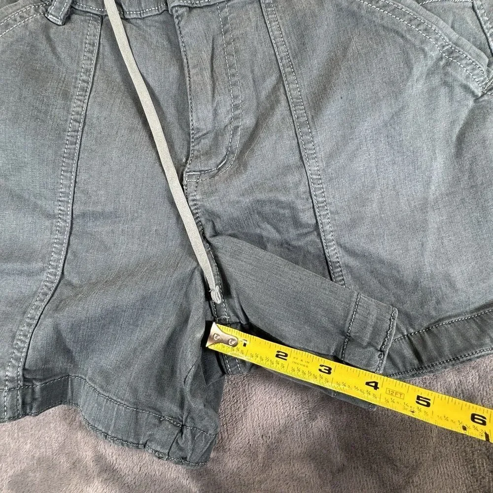 KUHL Sz 8 Kultivatr Shorts Womens Muted Teal Gray 4